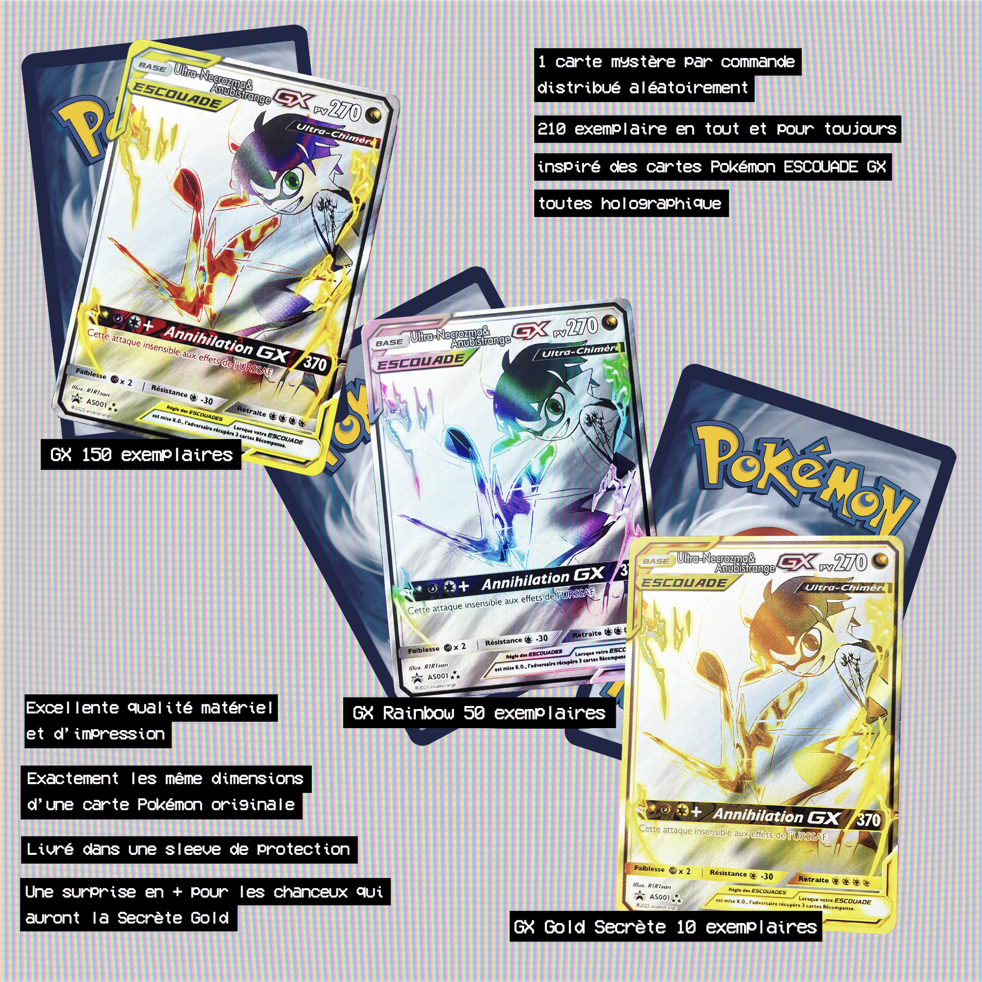 BROKE PACK: 10 STICKERS + 1 CARTE MYSTÈRE (50 EXEMPLAIRES)