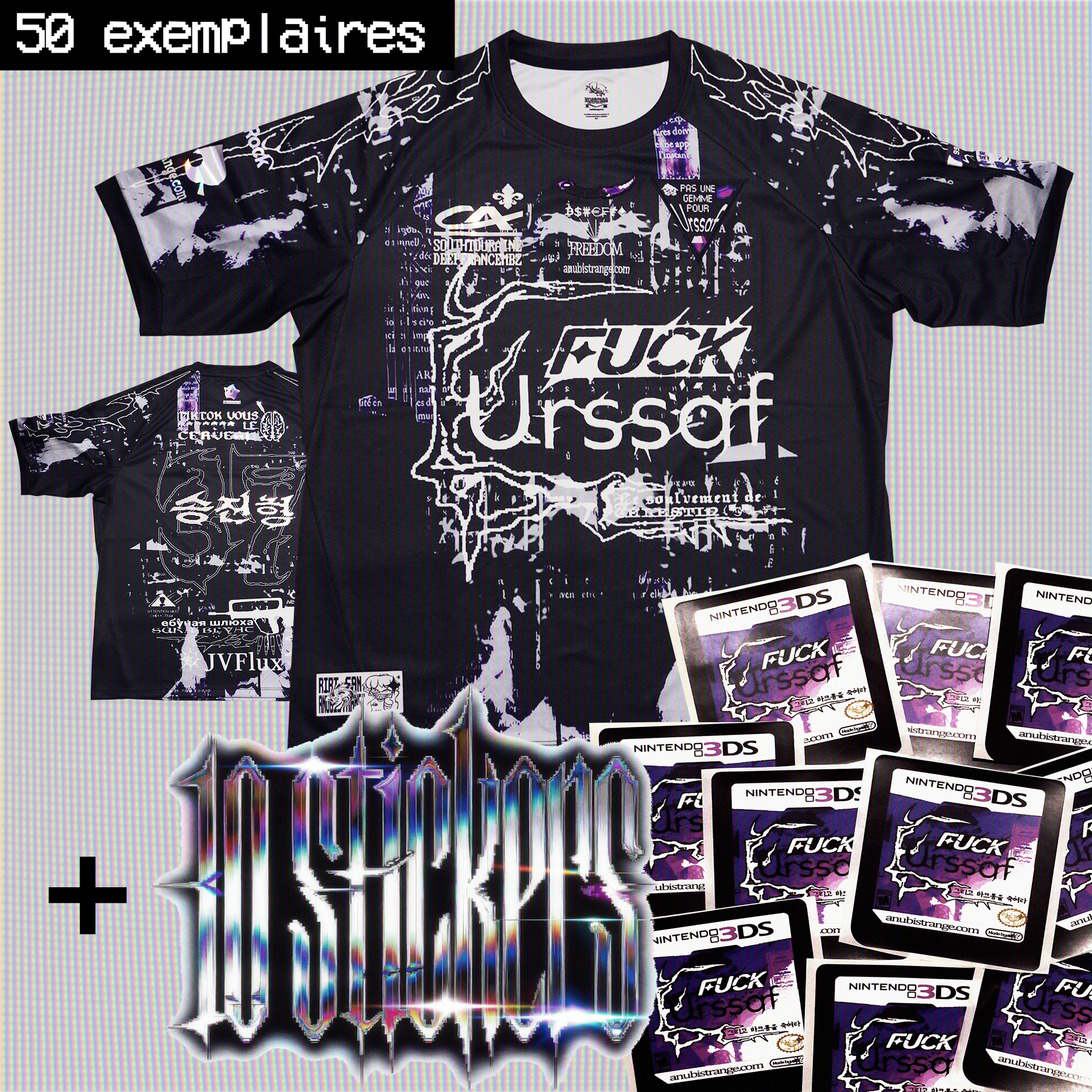 PACK F*CK URSS*F + 10 STICKERS (50 EXEMPLAIRES)