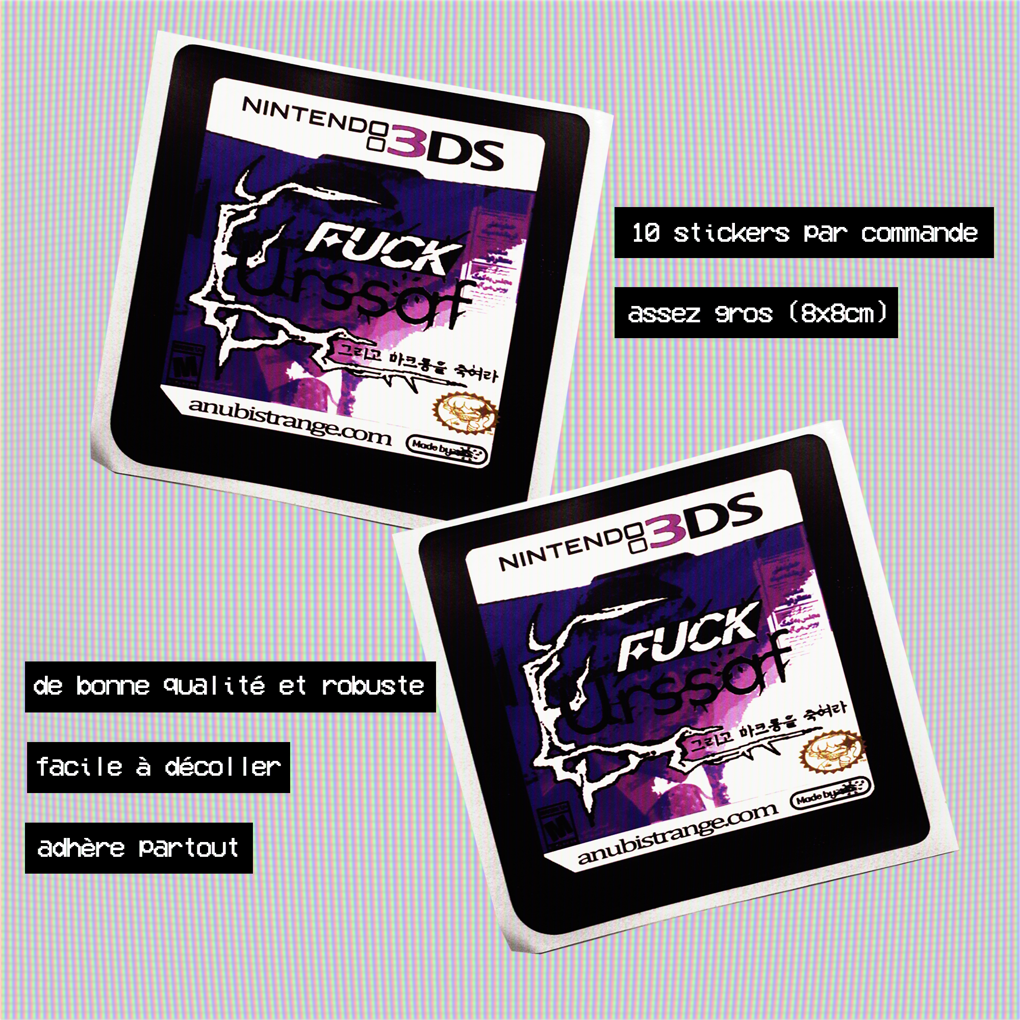 Collection of BROKE PACK: 10 STICKERS + 1 CARTE MYSTÈRE (50 EXEMPLAIRES) in a gallery layout